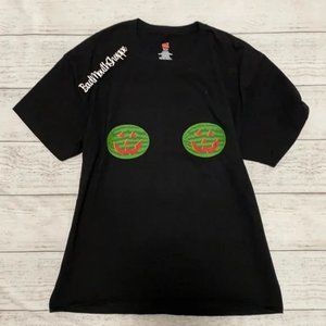 *Backstitch Bruja Watermelon Summerween Pumpkin Jack-O-Lantern Chi-Tees T-Shirt